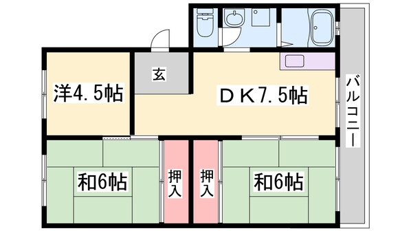 メゾン北鈴の物件間取画像